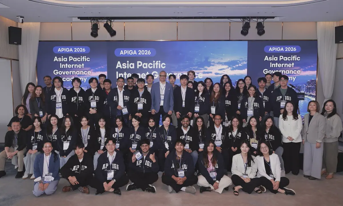 APIGA participants at its 10-year internet governance celebration.