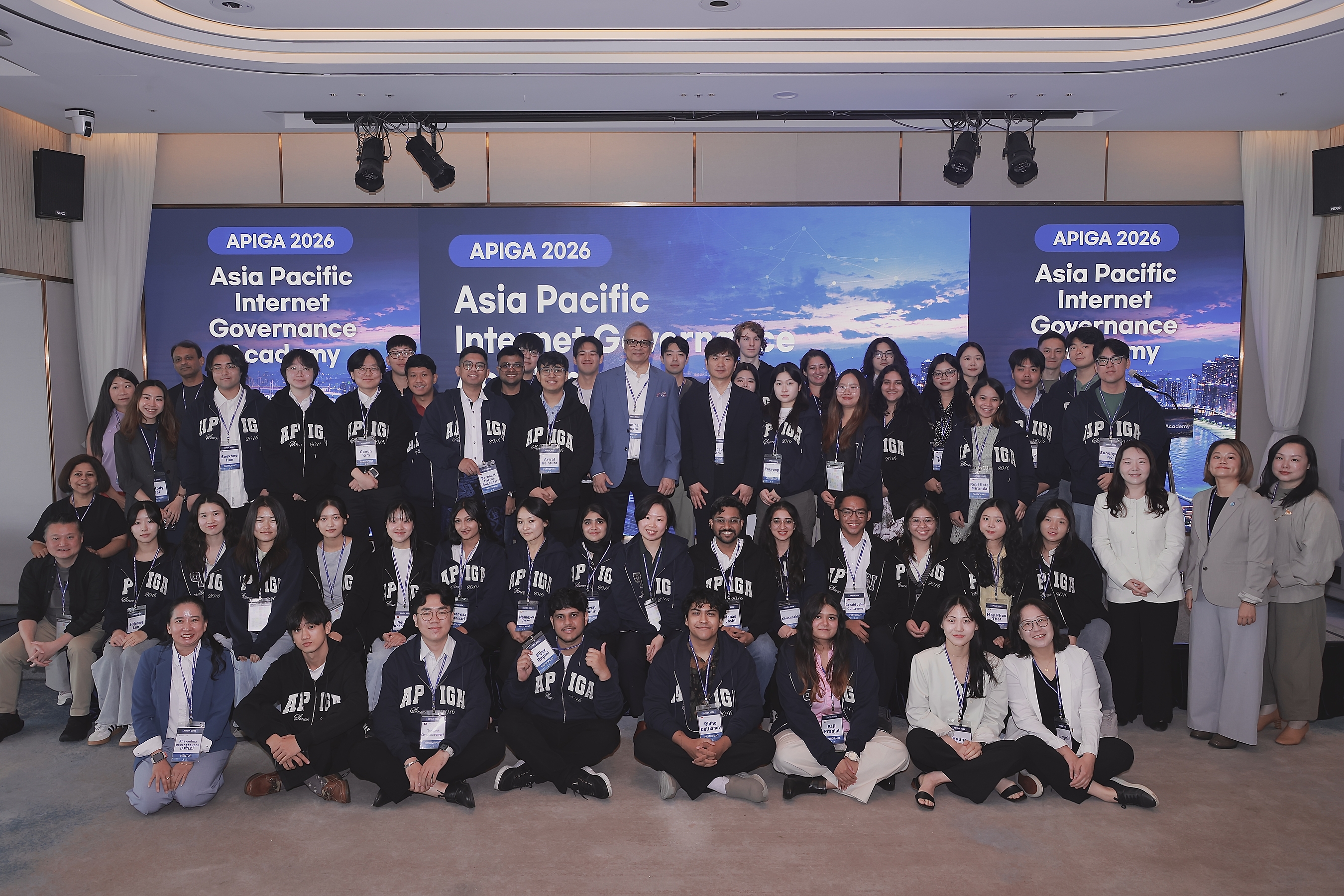 APIGA participants at its 10-year internet governance celebration.