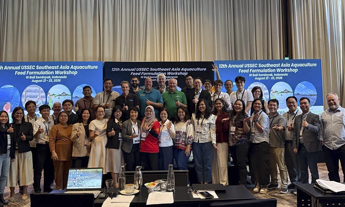 Participants at the 12th annual Southeast Asia Aquaculture Feed Formulation Workshop in Bali.
